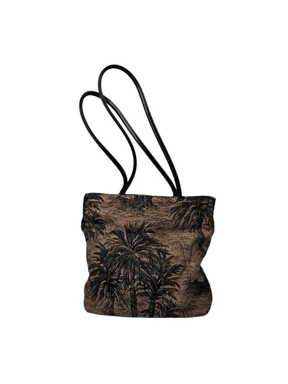 Y2K Tropical Tapestry Bag Palm Tree Coconut Girl Coastal Vacation Beach 10x12
